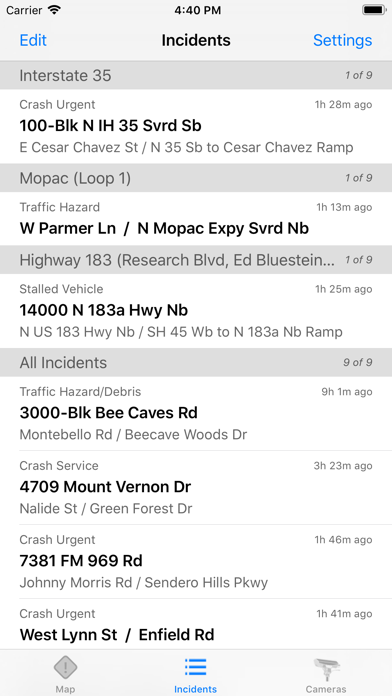 Austin Traffic review screenshots