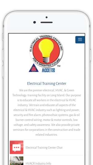 Electrical Training Center App