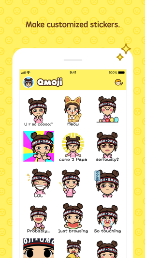 Qmoji - Avatar Emoji by Faceq(圖2)-速報App