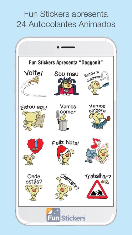 Doggonit Portuguese iSticker