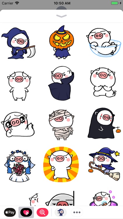 Fatty Pig Animated Stickers