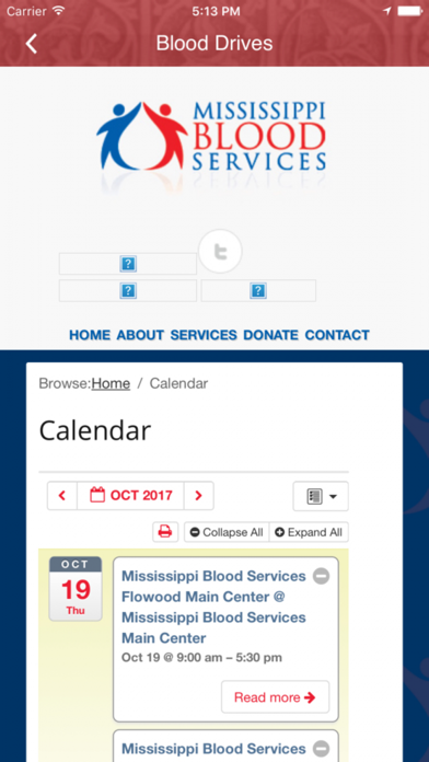 Mississippi Blood Services screenshot 2
