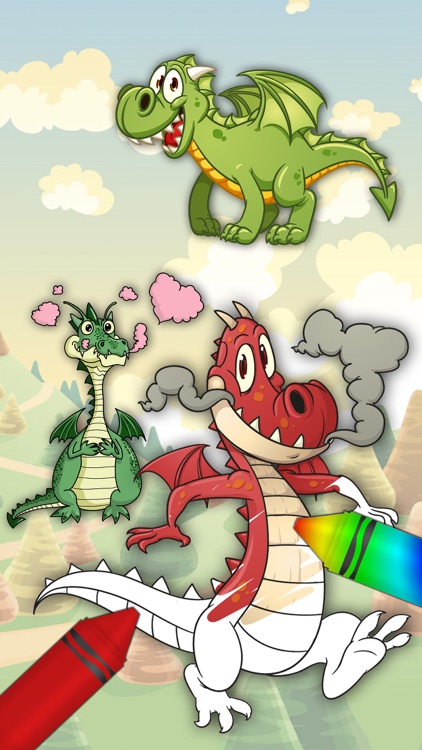 Paint Magical dragons