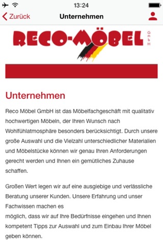 RECO-Möbel GmbH screenshot 2