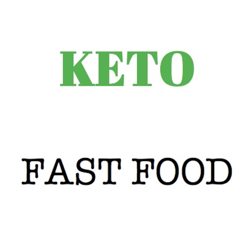 Keto Diet : Fast Food App icon
