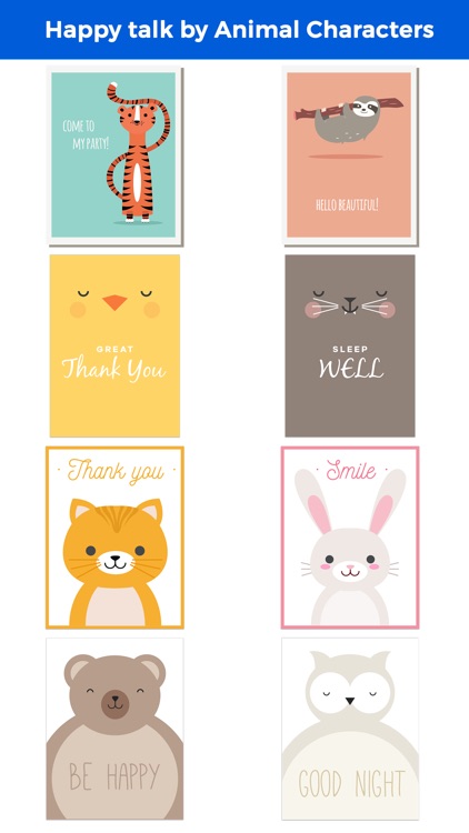 Happy Talk by Cute & Lovely Animal Characters