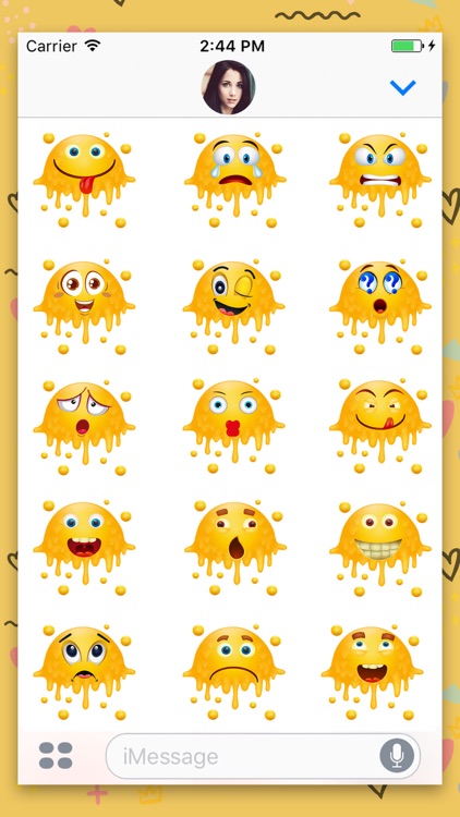 Slime Emoji : Animated sticker