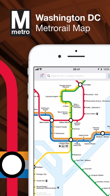 Washington DC Metro Route Map screenshot-0