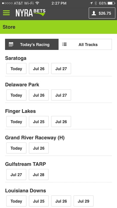 NYRA Bets - Horse Race Betting screenshot 2