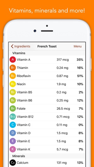 Nutrients - Nutrition Facts(圖5)-速報App