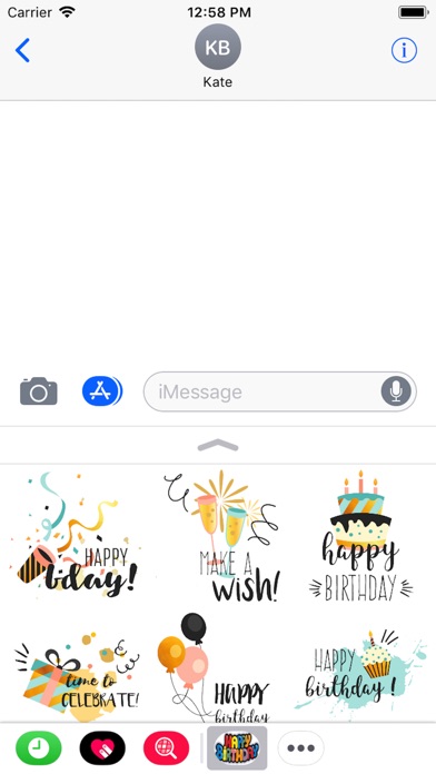 Happy Birthday Stickers 2018 screenshot 4