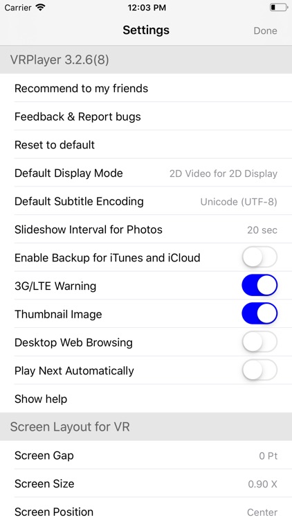 VRPlayer : 2D 3D 360° Video screenshot-6