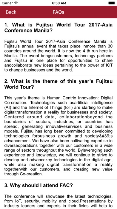 Fujitsu Asia Conference Manila screenshot 4