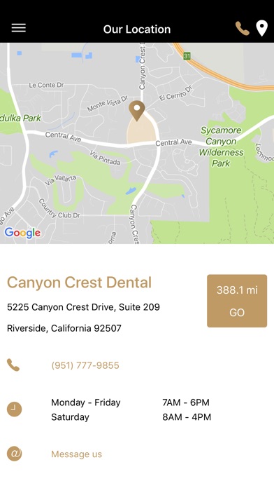 Canyon Crest Dental screenshot 2