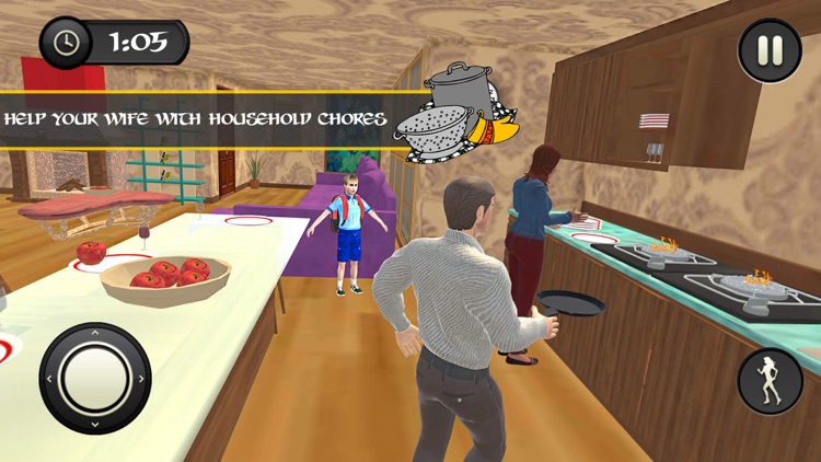 Virtual Family Dad Home Mover screenshot-3