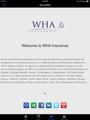 WHA Insurance for iPad screenshot 3