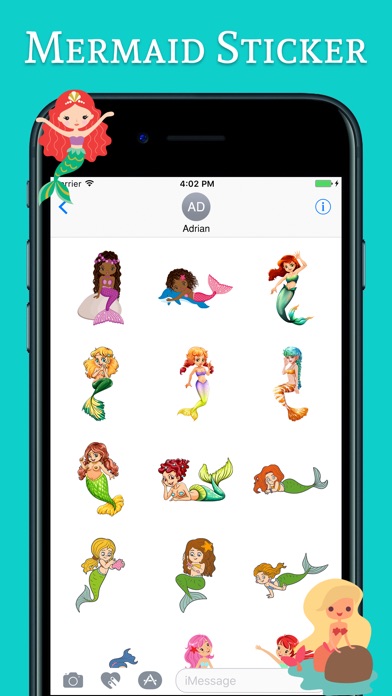 Cute Mermaid Stickers Pack screenshot 3