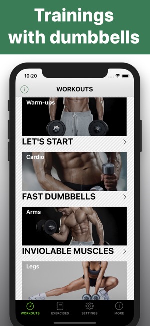 Dumbbell workout HIIT trainer(圖1)-速報App