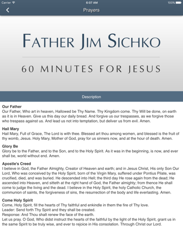 Fr. Jim Sichko - 60 Minutes for Jesus screenshot 2