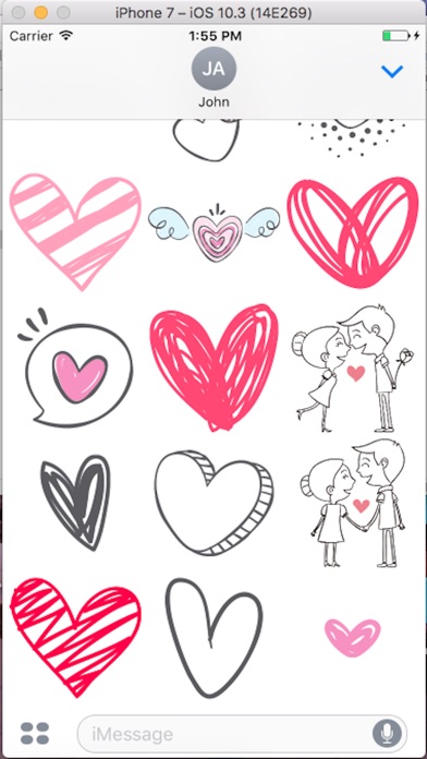 Couple Love - Emoji Sticker screenshot 4