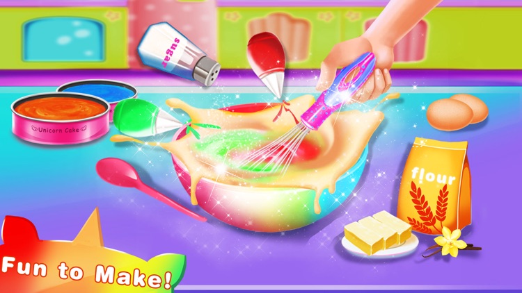 Unicorn Food-Cake Bakery Games