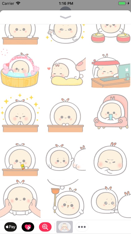 Little Bunny Animated Stickers