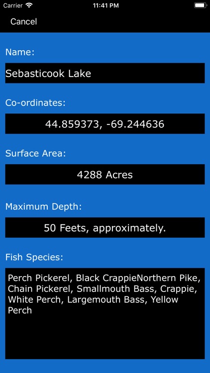 Maine: Lakes and Fishes screenshot-1
