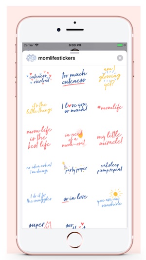 Mom Life New Mom Sticker Pack(圖5)-速報App