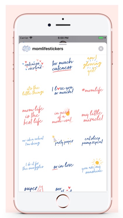 Mom Life New Mom Sticker Pack screenshot-4