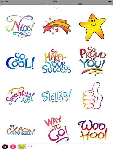 Congrats! Stickers screenshot 2