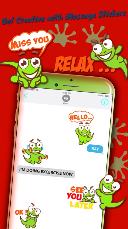 Iguana Emoji Stickers