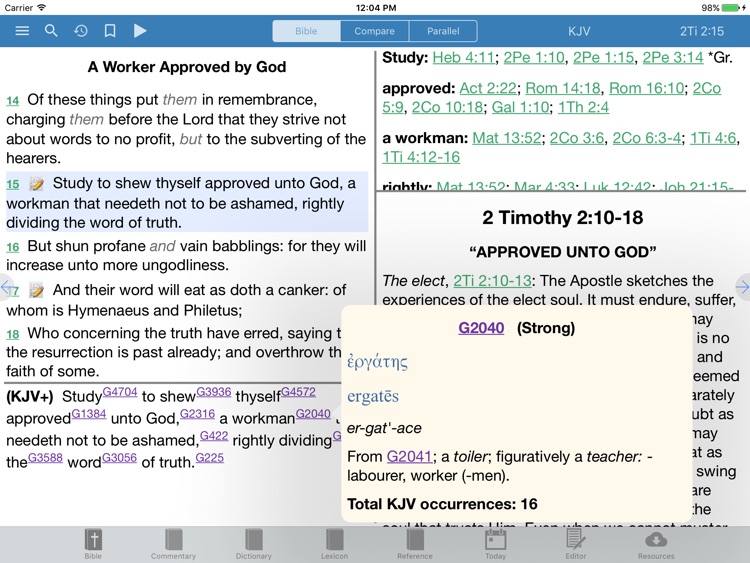 e-Sword HD: Bible Study to Go