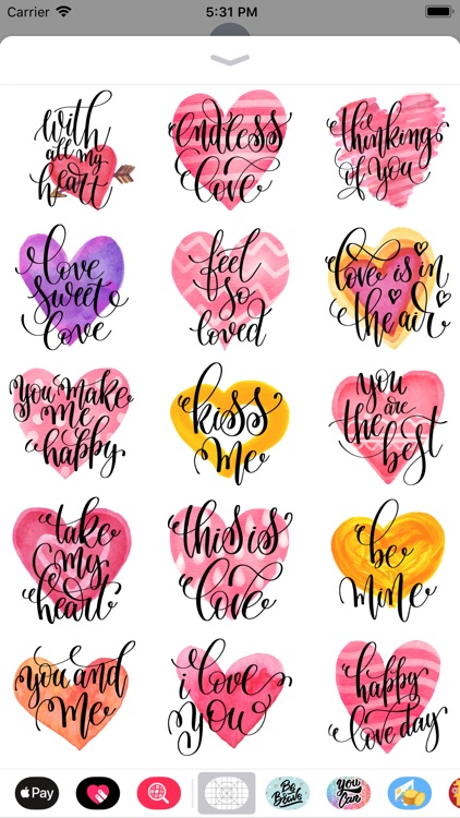 Animated Valentine's Stickers