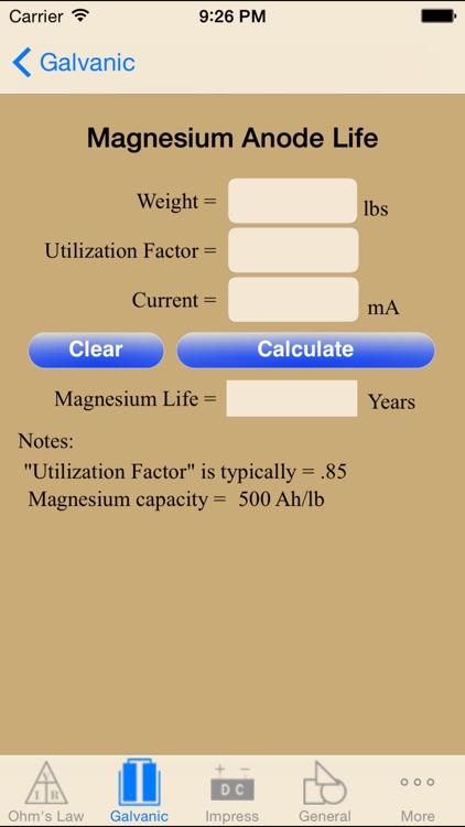 CP Design Estimator