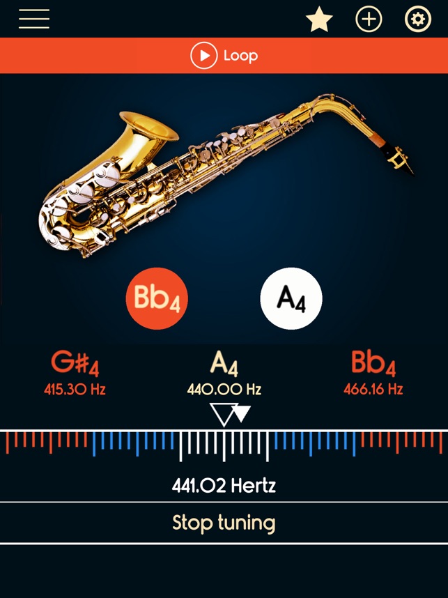 Saxophone Tuner