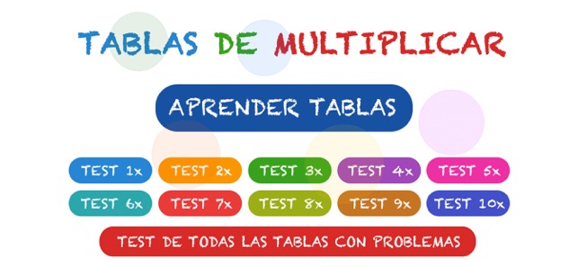 Aprender Tablas de Multiplicar