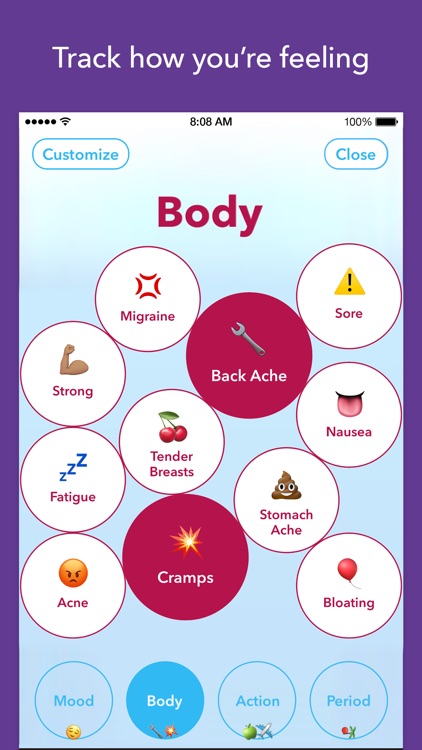 Spot On Period, Birth Control, & Cycle Tracker screenshot-0
