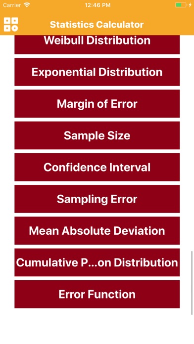 Calculator Of Statistics screenshot 3