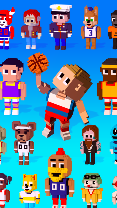 Blocky Basketball - Endless Arcade Dunker Screenshot 5
