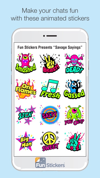 Savage Sayings iSticker