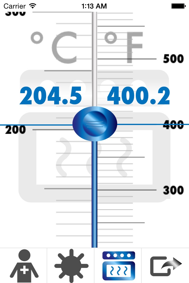 Sliding Temperature Converter screenshot 3