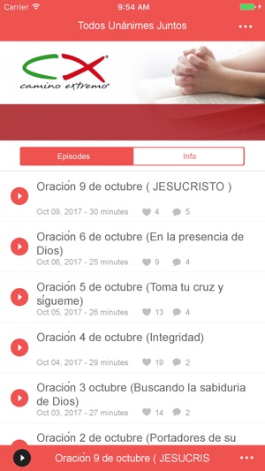 Oración CX