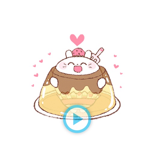 Yum Bunny And Sweet Treats - Animated Stickers