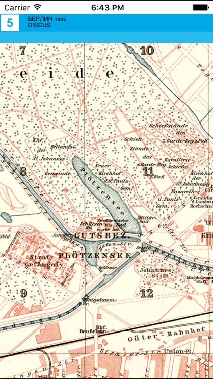 Berlin 1902. Historical map. screenshot-4