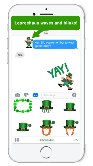 Five Little Leprechauns St. Patrick's Day Stickers(圖3)-速報App