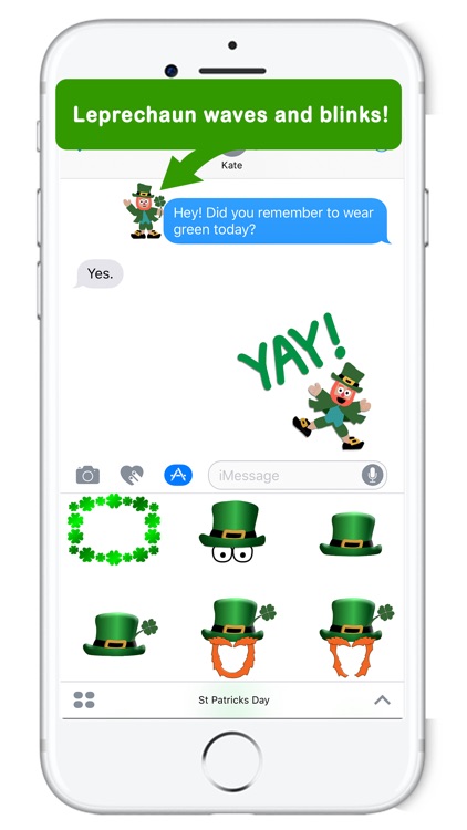 Five Little Leprechauns St. Patrick's Day Stickers