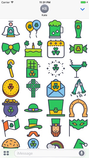 St Paddys Stickers - Irish Holiday Emoji(圖2)-速報App