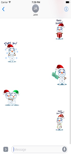 Snowman Sticker-fc(圖4)-速報App