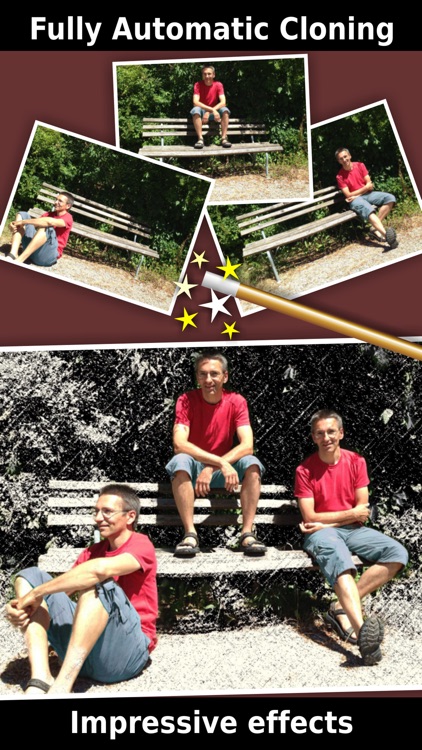 ClonErase Camera - automatic photo manipulation