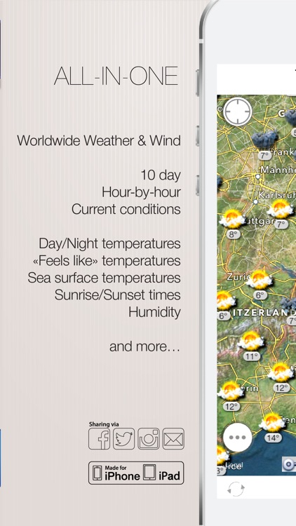 Weather and Wind maps